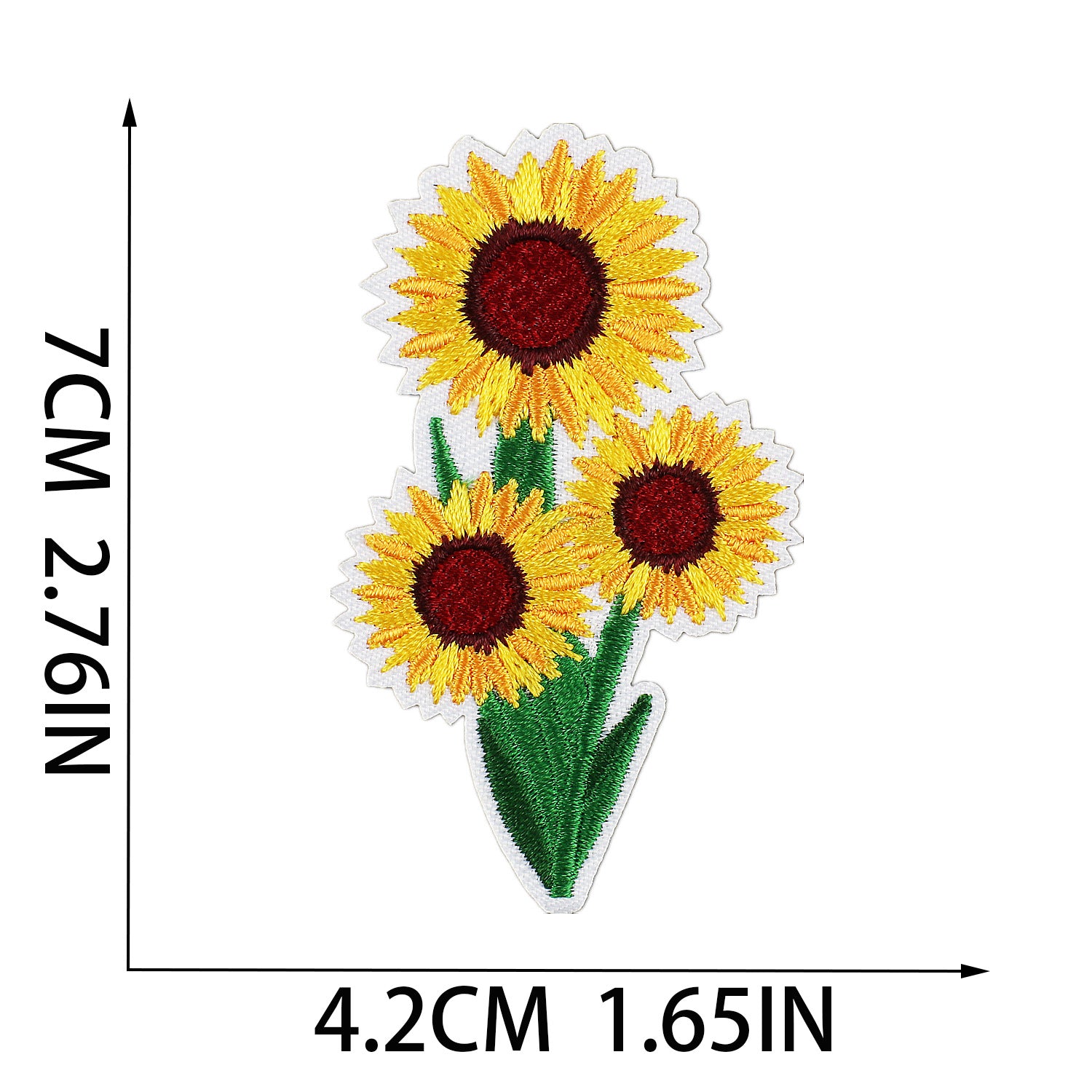 Wholesale Hundred Flowers Embroidery Patches Colorful Flowers Embroidery Patches